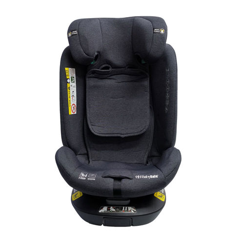 כיסא בטיחות בתקן I-SIZE G412 מסתובב 360º מבית  BabySafe (אפור)