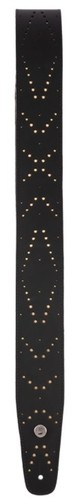 זוית נוספת D'addario 25LE00 Deluxe Leather Strap