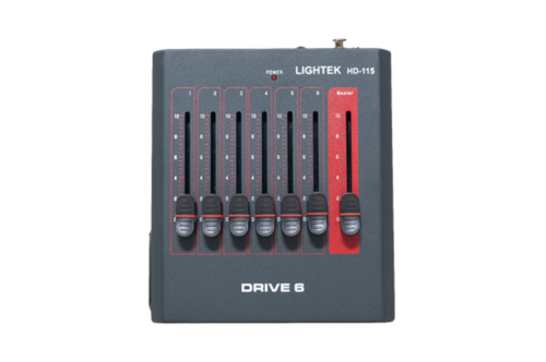 בקר DMX בסיסי 6 ערוצים LIGHTEK HD-115