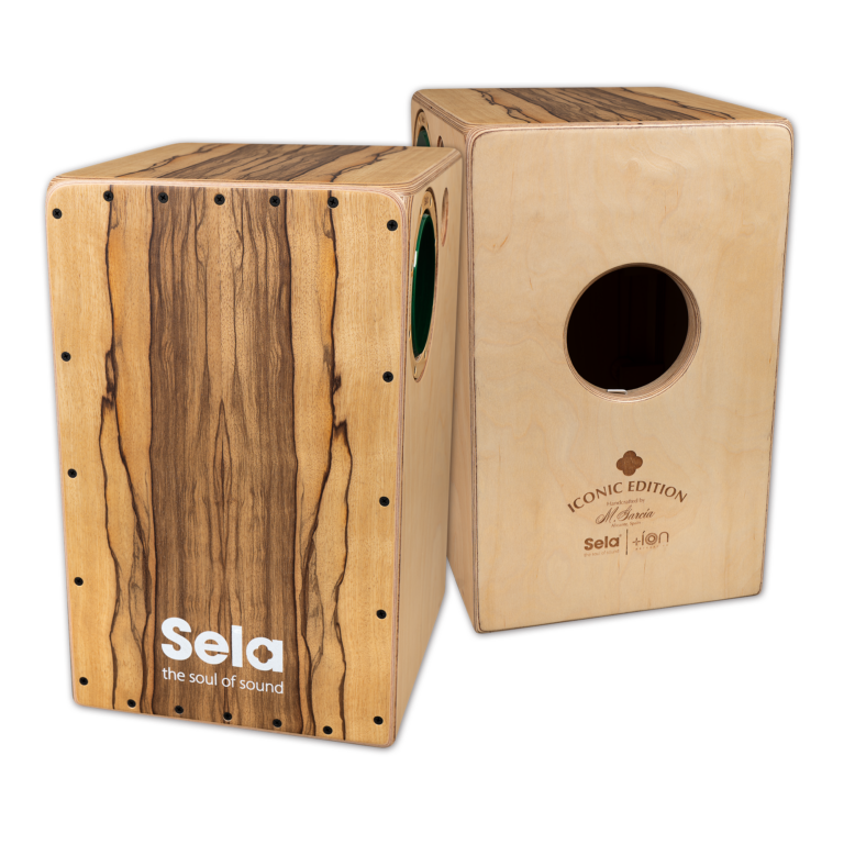 Sela Iconic Cajon - Limba קחון משולב פרקשן שיתוף פעולה של SELA ו ION 
