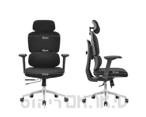 מידות כסא מנהלים שחור