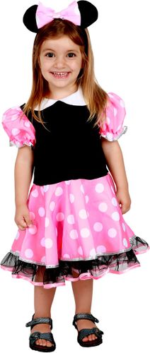 תחפושת עכברונת ורודה לפעוטות במידה 12-18M