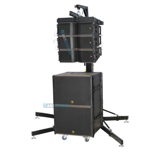 סטנד לתליית אשכול רמקולים בתצורת Line Array