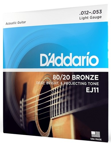 D'Addario 12-53 Regular Light Acoustic Guitar Strings