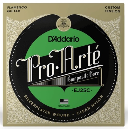 זוית נוספת EJ25C Flamenco Tension מבית D'Addario