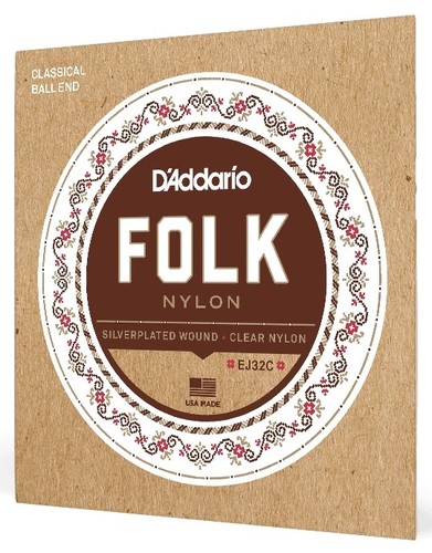 מיתרים לגיטרה קלאסית D'Addario EJ32C Normal Tension