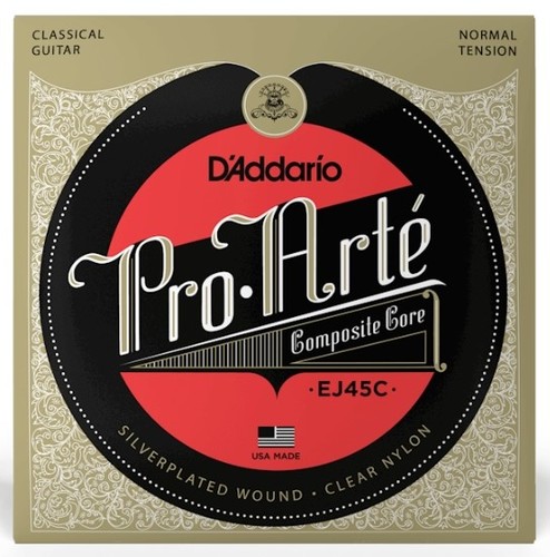 זוית נוספת D'Addario EJ45C Normal Tension