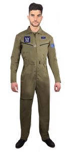 תחפושת טייס קרב לנוער ומבוגרים מידה L