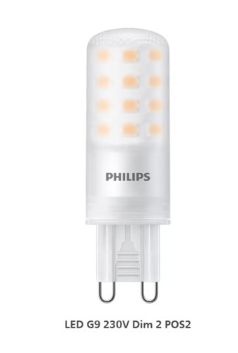 G9 4W 2700K PHILIPS לעמעום 