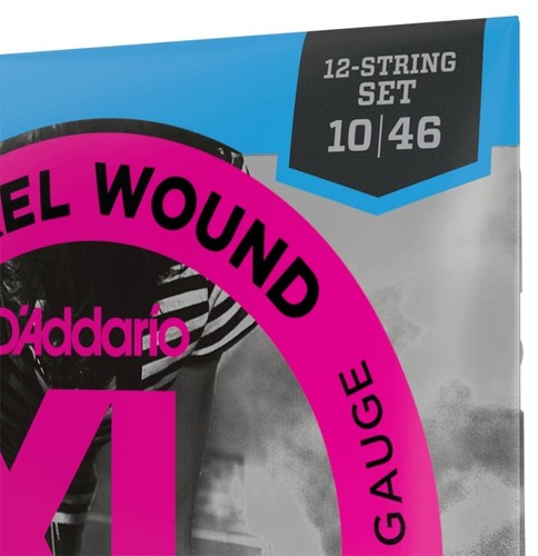 זוית נוספת D'Addario 10-46 Light 12-String Electric Guitar Strings