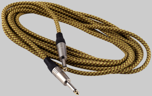 כבל 3מ' PL-PL ציפוי בד Warwick RCL30203 TC GOLD