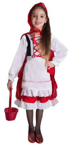 תחפושת כיפה אדומה לילדים במידה 8Y