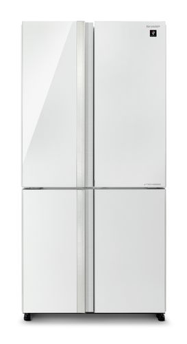 מקרר 4 דלתות 611 ליטר Sharp SJ-8841-BK זכוכית שחורה שארפ