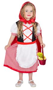 תחפושת כיפה אדומה לילדים במידה 6Y