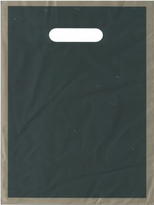 50 שקית שחורה עם מסגרת זהב/ 28/40 ס