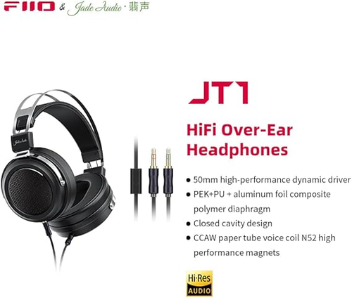 אוזניות מוזיקה Fiio JadeAudio JT1 באיכות Hi-Res