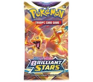 קלפי פוקימון חבילת בוסטר בריליאנט סטארס sword&shield brilliant stars booster pack