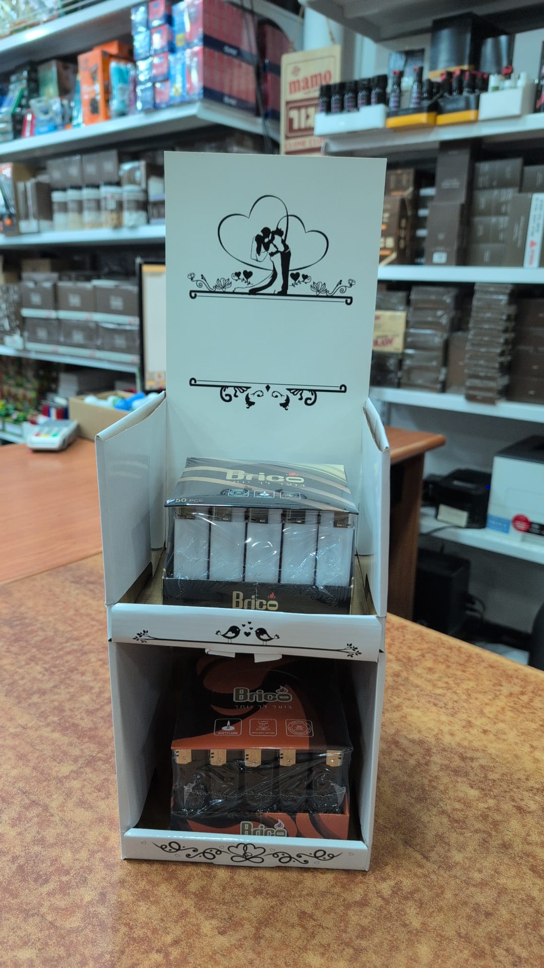 מעמד מצתים לחתונה 2 קומות