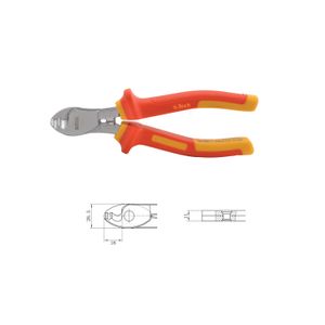 חותך צד (קטר) תוכי בידוד עבה "1000V VDE B.Tech 150MM 6
