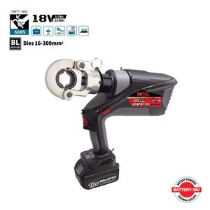 לוחץ נעלי כבל נטען 18V DIN ליתיום לנחושת ואלומיניום כושר לחיצה 60KN