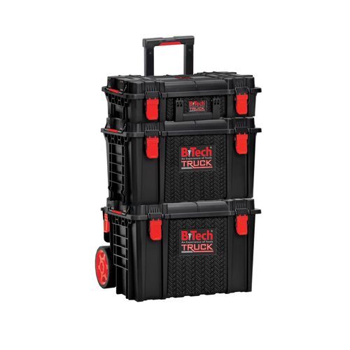 עמדת עבודה ארגז כלים אטום למים IP65  TRUCK חלקים 3 ידית נשיאה 1 B.Tech