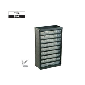 ארונית אחסון קומפקטית - 41 תאים נשלפים