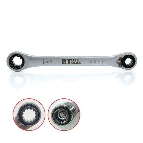 מפתח רצט כפול 4 מידות Dual Spline כולל ווסט דו כיווני B.Tech