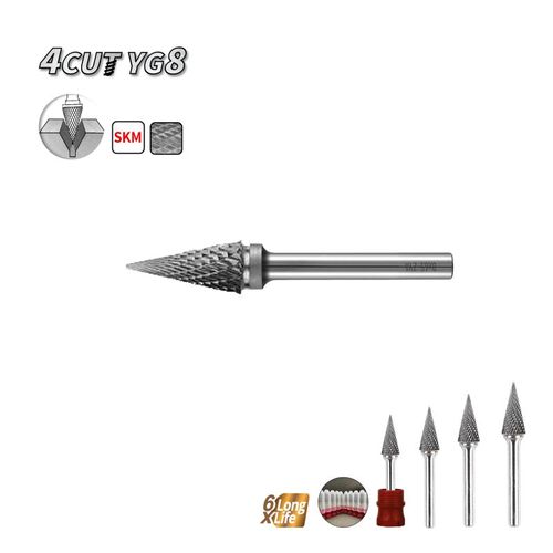 פצירת וידיה YG8 4CUT חרוט SKM 3X13X3 B.Tech