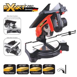 משור גרונג שולחן 12" מתואם לייזר 1600W EXAKT PRO