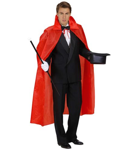 גלימה עם צווארון לתחפושת ערפד או קוסם 120 ס