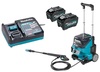 מכונת שטיפה בלחץ 40V נטענת עם 2 סוללות 5Ah ומטען MAKITA HW001G מקיטה