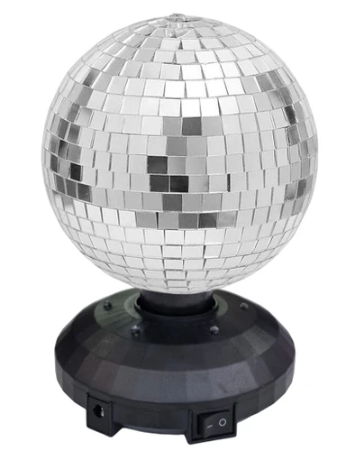 כדור דיסקו מראות צבעוני מסתובב Mirror Disco Ball