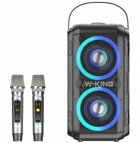 רמקול נייד עם מקרופון W-King T9II