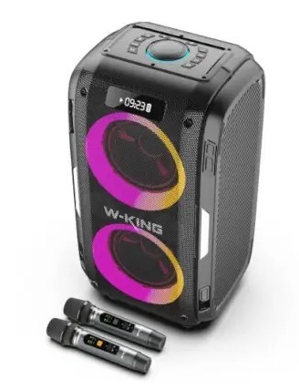 רמקול נייד עם מקרופון W-King T9 PRO 120W