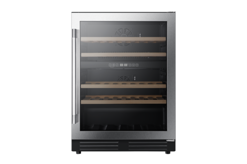 מקרר יין 44 בקבוקים בראגה נירוסטה WE2-146BU 