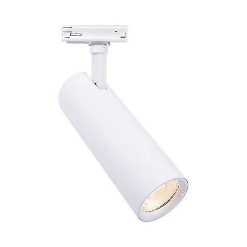  ספוט לבן לפס צבירה חד פאזי DEKEL 35W אור חם  