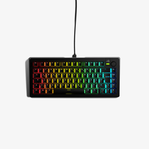 מקלדת מכנית חוטית Glorious GMMK 3 HE 75% (Pre-Built) שחור