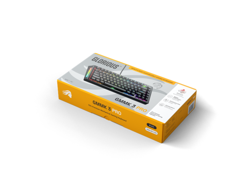 מקלדת מכנית חוטית Glorious GMMK 3 PRO HE 65% (Pre-Built)