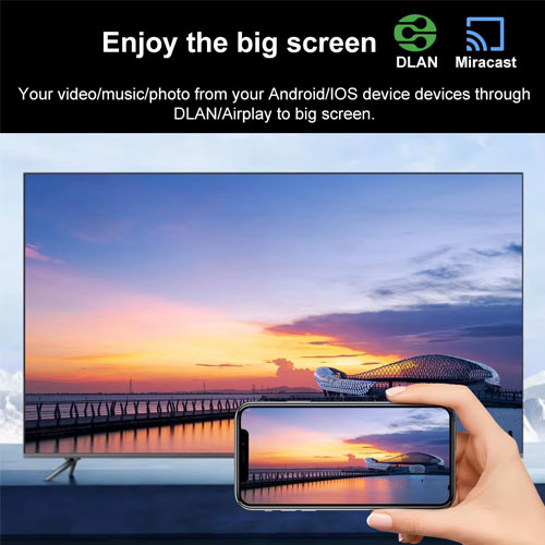סטרימר אנדרואיד DQ08 Smart TV Box Android 13 4K Ultra HD 8K 32Gb RAM 4Gb