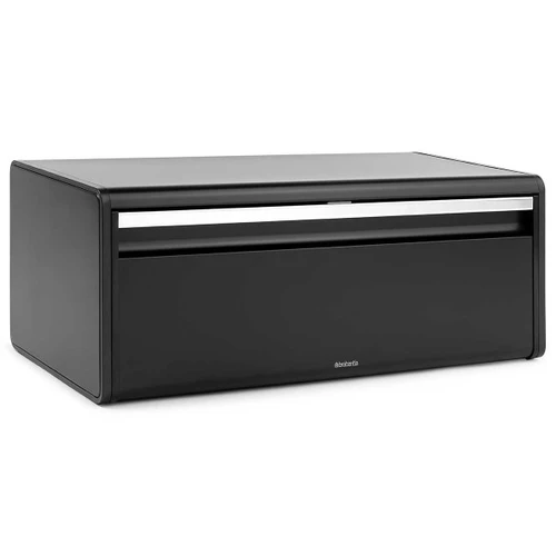 קופסת לחם מרובעת, שחור מט – Brabantia.