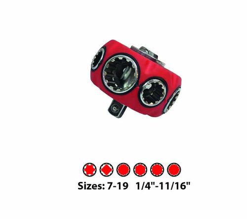 כדור בוקסה מולטי + רצ’ט “ 3/8