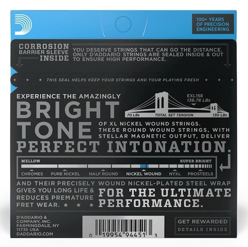 זוית נוספת D'Addario EXL158 Light Baritone