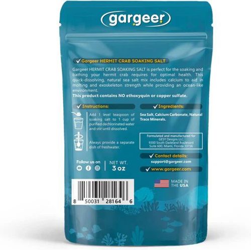 מלח מושרה לסרטן נזיר 3 OZ
