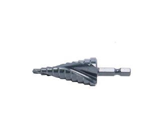 מקדח מדורג לאימפקט HEX מידה 1/4" מידת קידוח 4-30 מ"מ
