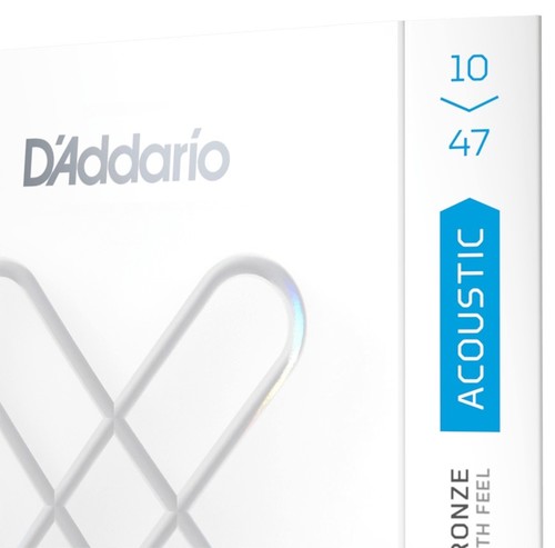 זוית נוספת D'Addario 10-47 Light XS 80/20 Bronze Coated 12 String