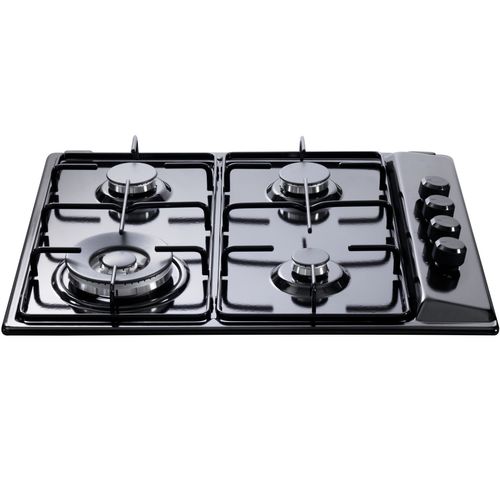 כיריים גז - 4 להבות Delonghi דלונגי NDG59AN שחור