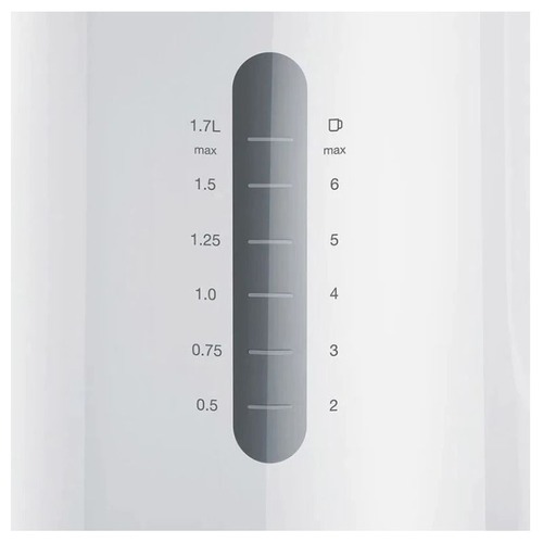 ‏קומקום חשמלי Braun WK-1100WH ‏1.7 ‏ליטר בראון לבן