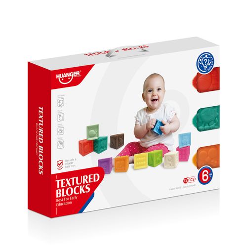 סט קוביות חישה 12 יח’ - Soft Plastic Toys 12 pcs