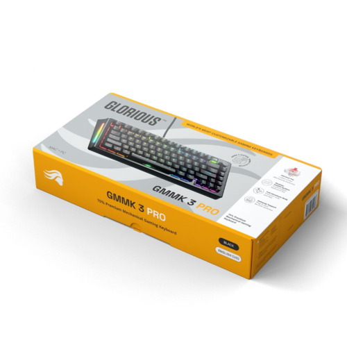 מקלדת מכאנית חוטית Glorious GMMK 3 PRO HE 75% (Pre-Built)