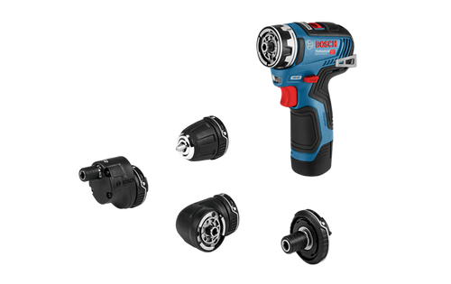 סט מברגה / מקדחה מודולרית BOSCH GSR 12V-35 FC